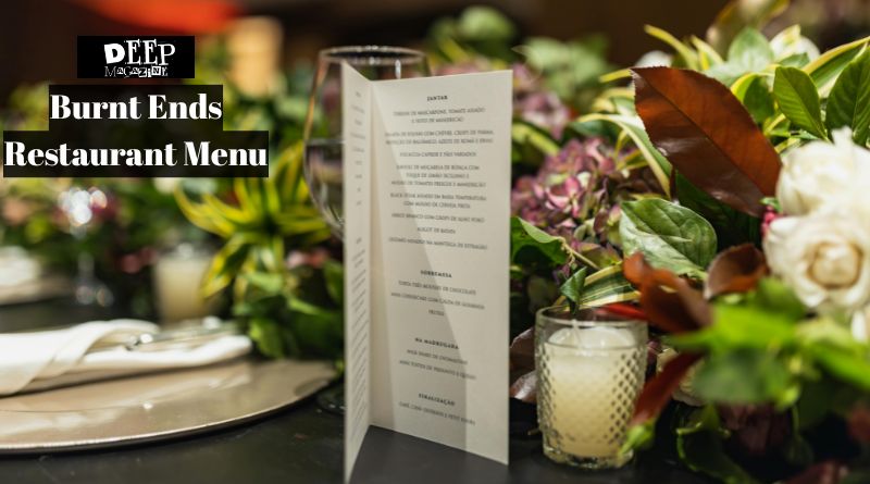 Burnt Ends Restaurant Menu